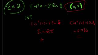 2.8 Intermediate Value Theorem