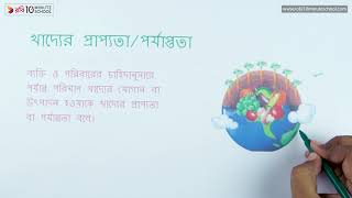 ০৫.০৩. অধ্যায় ৫ : খাদ্য নিরাপত্তা - খাদ্য নিরাপত্তার নিশ্চিত বা পরমদিক [HSC]