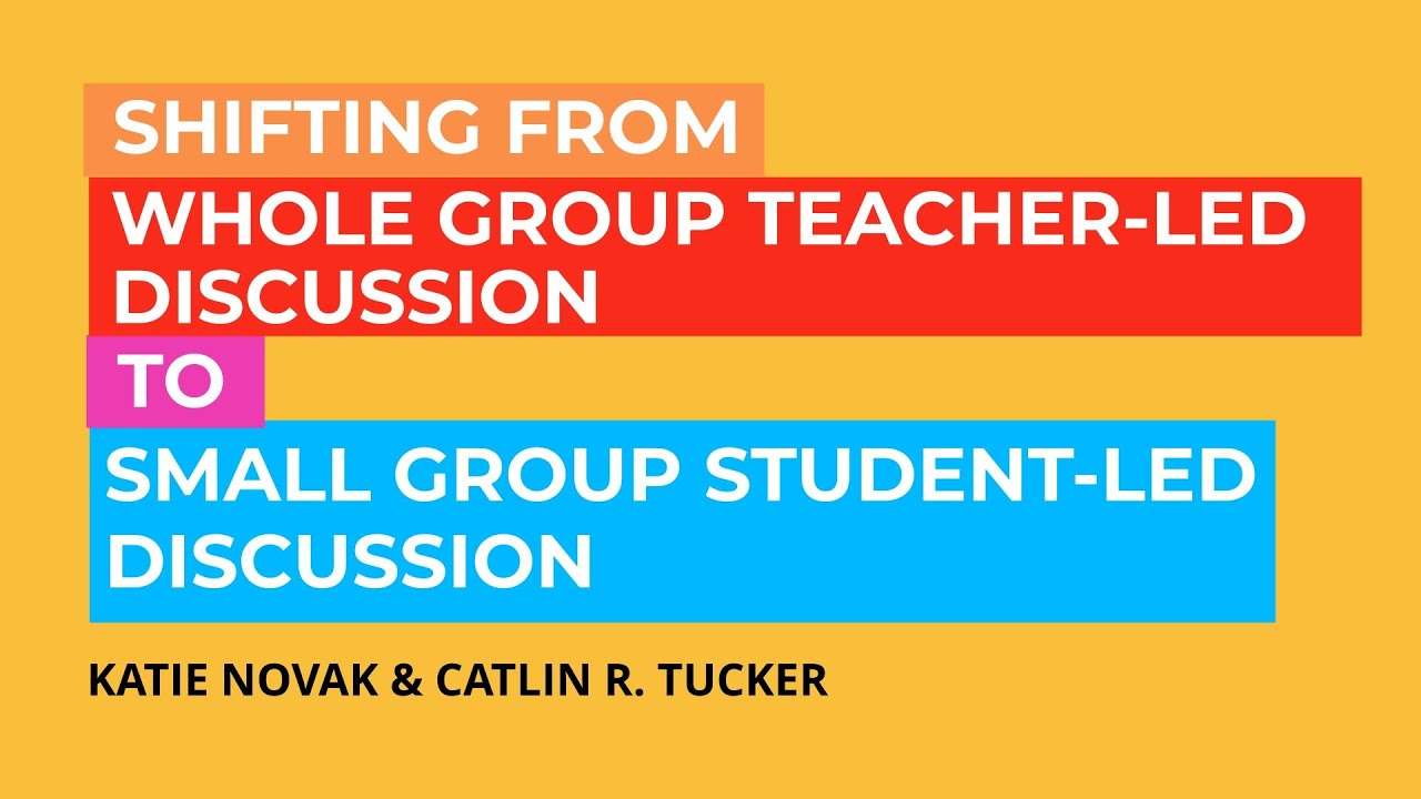 A Shift From Whole-Group Teacher-Led To Small-Group Student-Led ...