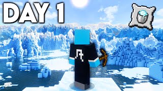 Minecraft Players Survive 100 Days in a DEADLY Arctic SMP...