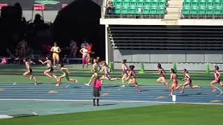 女4x100mR 準決1組　全国高校総体 北九州地区予選