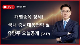 개별종목장세! 국내증시 대응전략\u0026유망주 오늘공개! 02.17