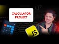 JavaScript Project: Build a GUI Calculator (HTML, CSS, JS )