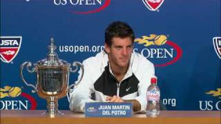 2009 US Open Press Conferences: J. del Potro (Finals)
