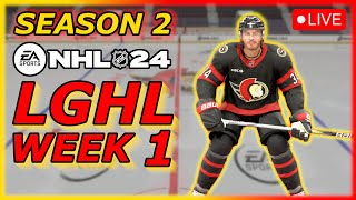 LGHL SEASON 2 BEGINS | NHL 24 EASHL
