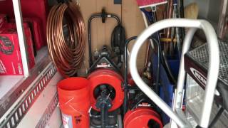 Plumbing Truck Set up