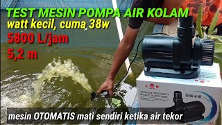 Pompa air kolam daya tekan besar dan low watt YAMANO ACT5800