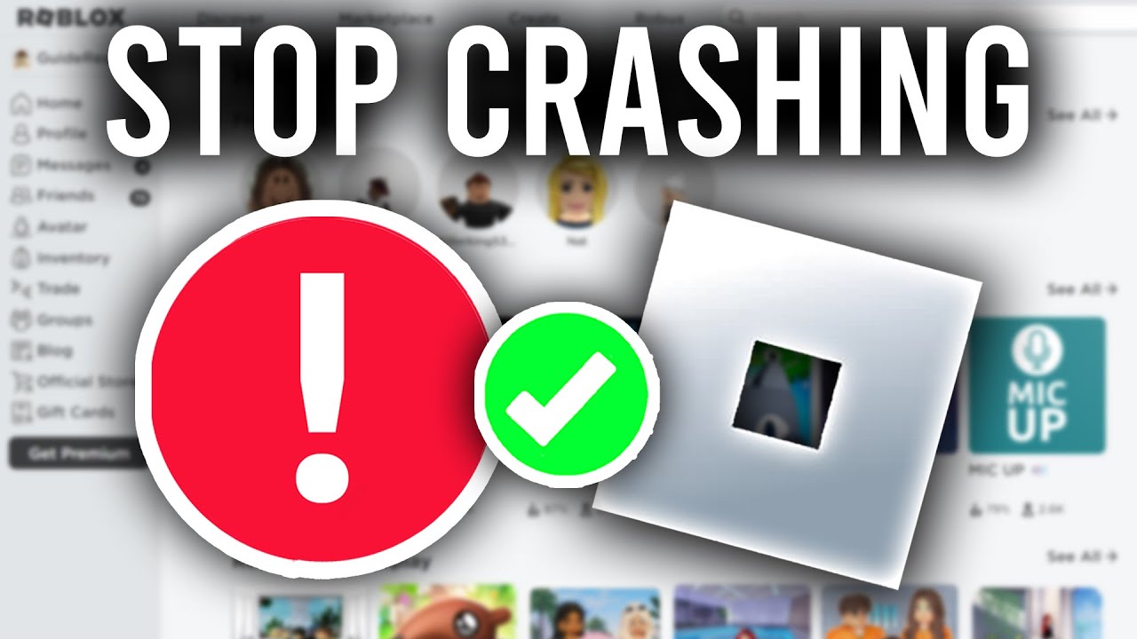 How To Stop Roblox Crashing - Full Guide - YouTube