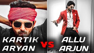 Allu Arjun vs Kartik Aaryan | On My Own Edit ft Allu Arjun | Shahzada × On My Own Edit Status🔥|