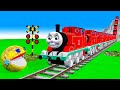 【踏切アニメ】あぶない電車 TRAIN THOMAS 🚦 Fumikiri 3D Railroad Crossing Animation 2024