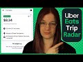 This Is How Trip Radar With Uber Eats Works | Uber Eats Trip Radar Walk Through