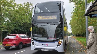 Voith - First Essex 33397 ADL Enviro400 MMC working the 170