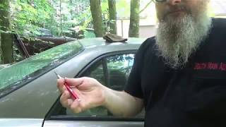 Break a vehicle window with an automatic center punch? Let's find out!