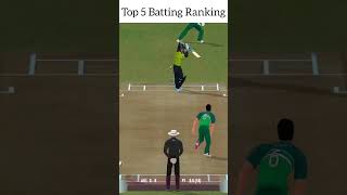 Top 5 ODI Batting Ranking 😱 Real Cricket 22 #shorts