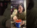 一个鲜虾鱼板面一个鲜虾皮面，我女儿可真贴心 funny 生活 搞笑