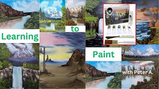 🎨 Learning to Paint - Livestream #10 - Bob Ross Basic Paint Set Paint Along 🖌️