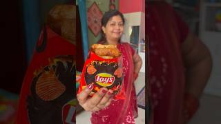 ଆଜି କୋଉ ଖୁସିରେ ଘରେ ବନିଲା Lays Roll ?😱😳 #shorts #odiarecipe #viral #lays #trending #potato #odia