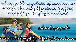 တောင်တန်းတွေနဲ့ပင်လယ်#နေလင်း#မြန်မာအသံစာအုပ်များ#ရသ#အချစ်#novel#myanmaraudiobook#love