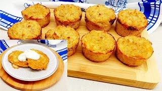 😋 КАРТОФЕЛЬНЫЕ Кексы с НАЧИНКОЙ, на Основе Рецепта ДЕРУНОВ.