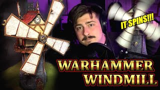I BUILT A WARHAMMER WINDMILL (AND IT SPINS!!!)  /// DIY Tabletop Terrain