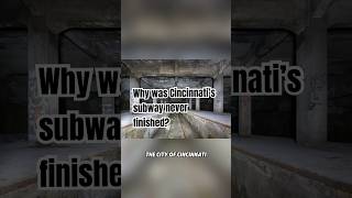 Here’s what happened with Cincinnati’s subway. #cincinnati #ohio #ohiohistory #cincinnatiohio