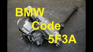 How to test BMW Transfer Box Code 5F3A X Drive