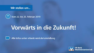 Technische Umstellung vom 22. bis 25. Februar 2019