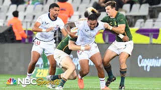 HSBC World Rugby Sevens: USA defeats South Africa 22-14 for men's bronze medal | NBC Sports