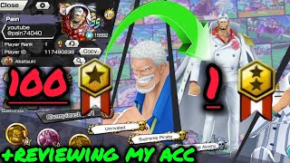 Finally! Restart My Account+Reviewing My OPBR ACC | One Piece Bountu Rush | OPBR