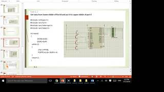 Lab 1 Part 2 Basic Program for AVR Microcontroller using C Proteus