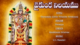 Lord Balaji Telugu Devotional Songs | Tirumala Giri Pai Song | Thirumala Girilo Velasina Venkanna