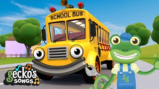 Beep Beep! 🚌🎶 Meet Sammy the School Bus | Gecko's Garage 🚚 | Cartoons For Kids
