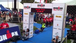 Siegl Zoltán finish, Ironman 70.3 Budapest