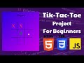 Step-by-Step Guide: Create a Simple Tic Tac Toe Game with JavaScript, HTML & CSS | 2023 Tutorial