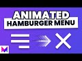Animated Hamburger Menu with React and Framer Motion