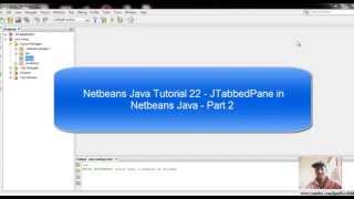 Java Swing Tutorial 22 - JTabbedPane in Netbeans Java - Part 2