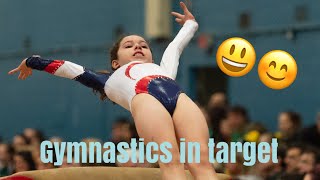 Gymnastics challenge in target!!