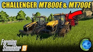 FS19 | Challenger MT800E Field Python \u0026 Challenger MT700E Field Viper | Mod Review