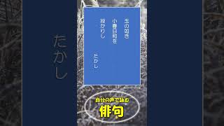 自分の声で詠む俳句「冬」【音読習慣】ショート版