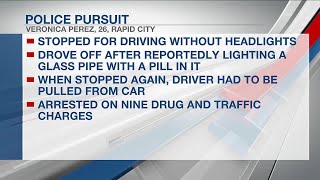 Rapid City woman charged with several drug and traffic offenses