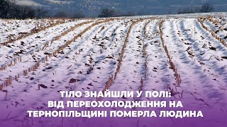 Тіло знайшли у полі: від переохолодження на Тернопільщині померла людина