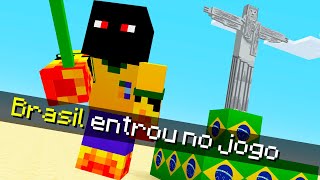 Minecraft, mas eu entrei no BRASIL...