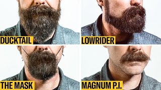 8 Facial Hair Styles on One Face, From Full Beard to Clean Shaven | GQ