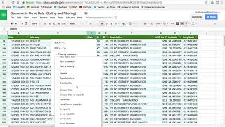 Sorting and Filtering: Introduction to Programming with Google Sheets 05-B