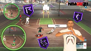 ME AND THE WORST STRETCH ON NBA 2K21 TOOK OVER THE PARK ! BEST BUILD ! BEST JUMPSHOT! 3PT PLAYMAKER!