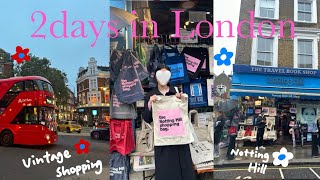 London vlog🇬🇧/Notting Hill, Exploring Brighton, Vintage shopping