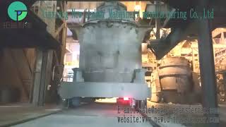 Heat Resistance Ladle Transfer Cart mp4