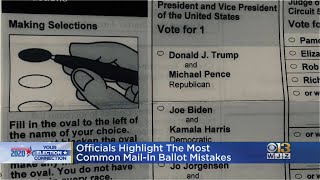 Officials Highlight Most Common Mail-In Ballot Mistakes