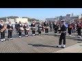 bagad of lann bihoué verny oguri ceremony on saturday november 10 2018 in yokosuka