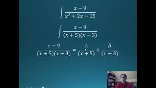 8.4b Partial Fractions (linear factors in denominator)